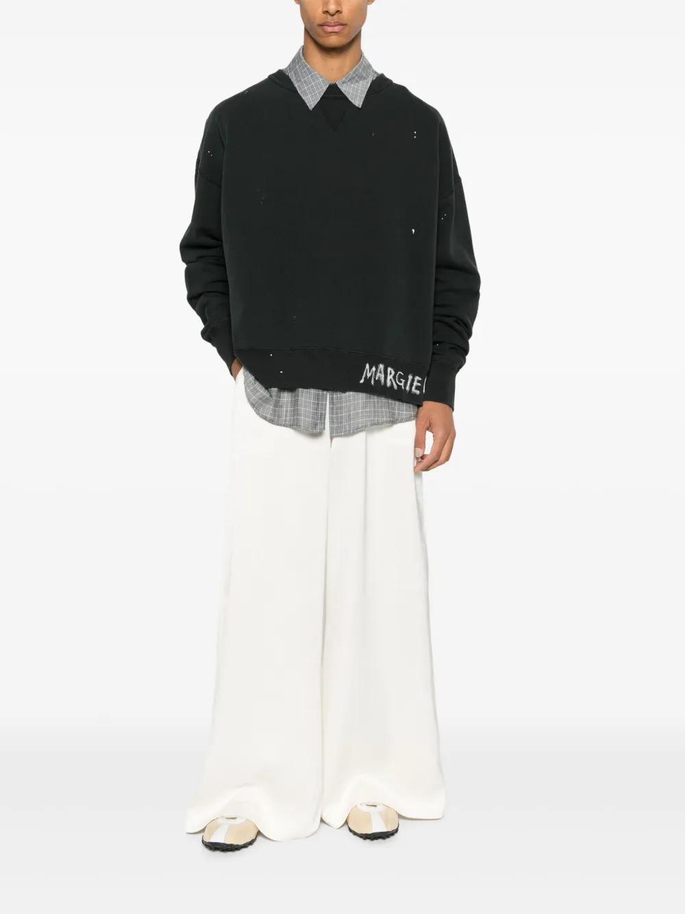 Maison Margiela cotton sweatshirt - Grijs