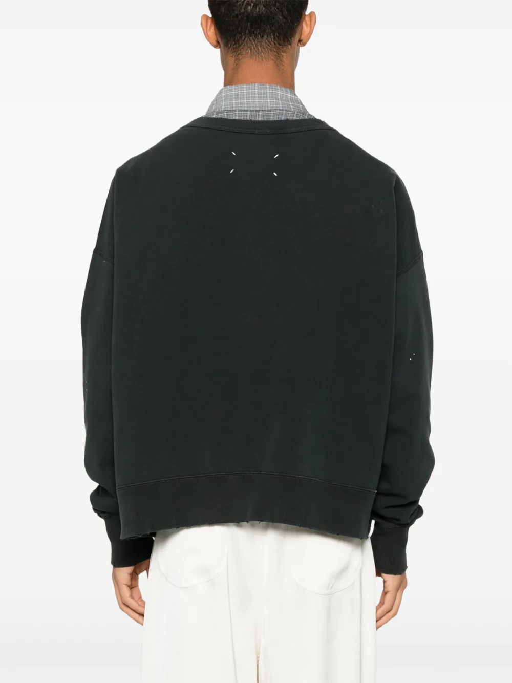 Maison Margiela Katoenen sweater Grijs