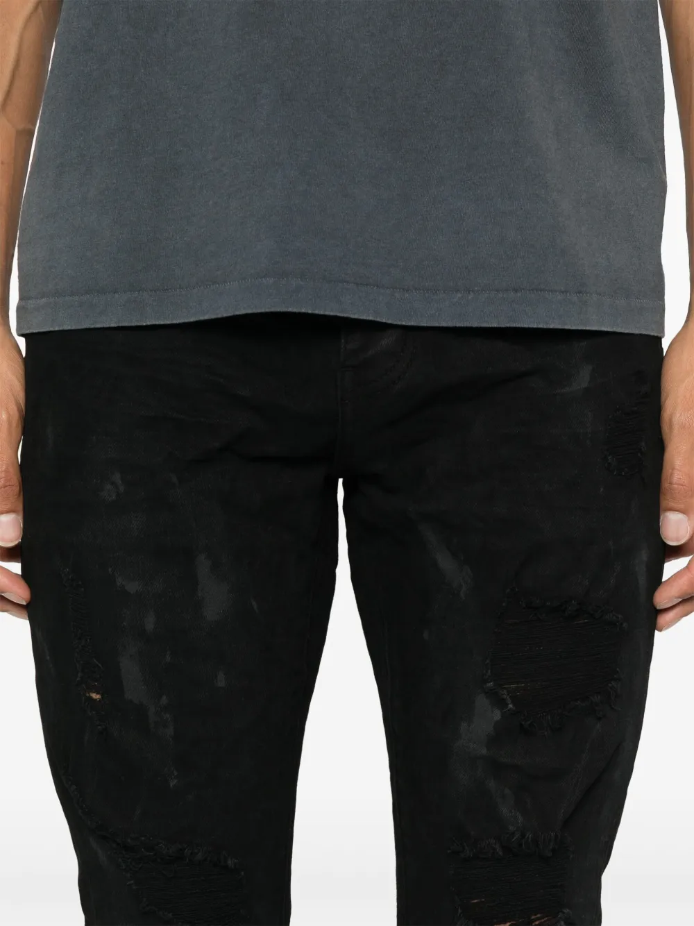 Purple Brand Skinny jeans Zwart