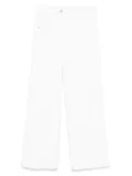 Victoria Beckham logo-tag jeans - White