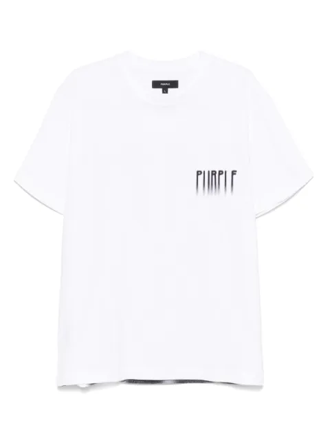 Purple Brand logo-print T-shirt