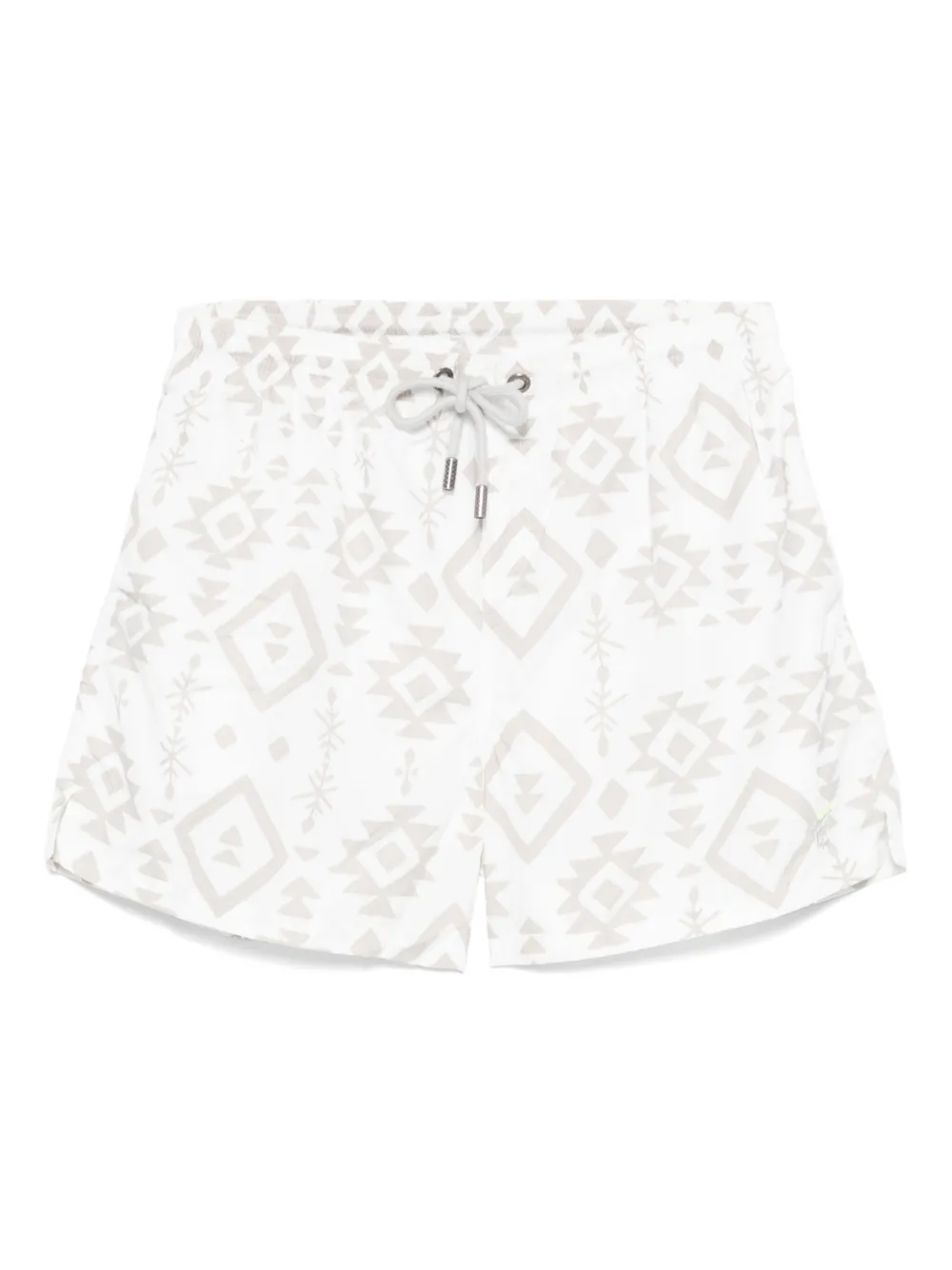 TOOCO graphic-print swim shorts | White | Image 1
