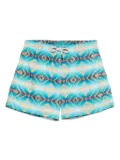 TOOCO graphic-print swim shorts - Blue