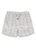 TOOCO graphic-print swim shorts - Neutrals