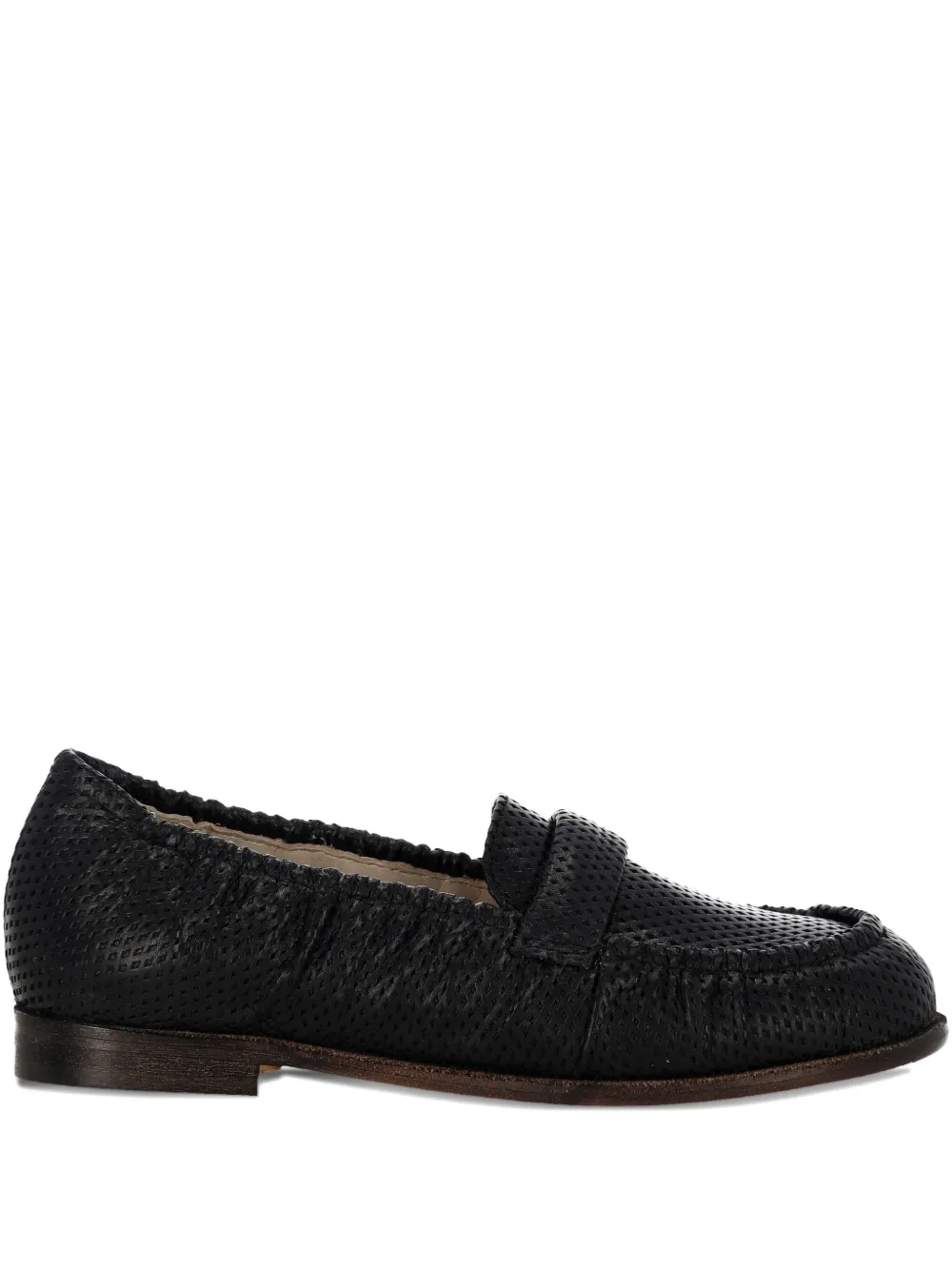 PATRIZIA BONFANTI leather loafers Black