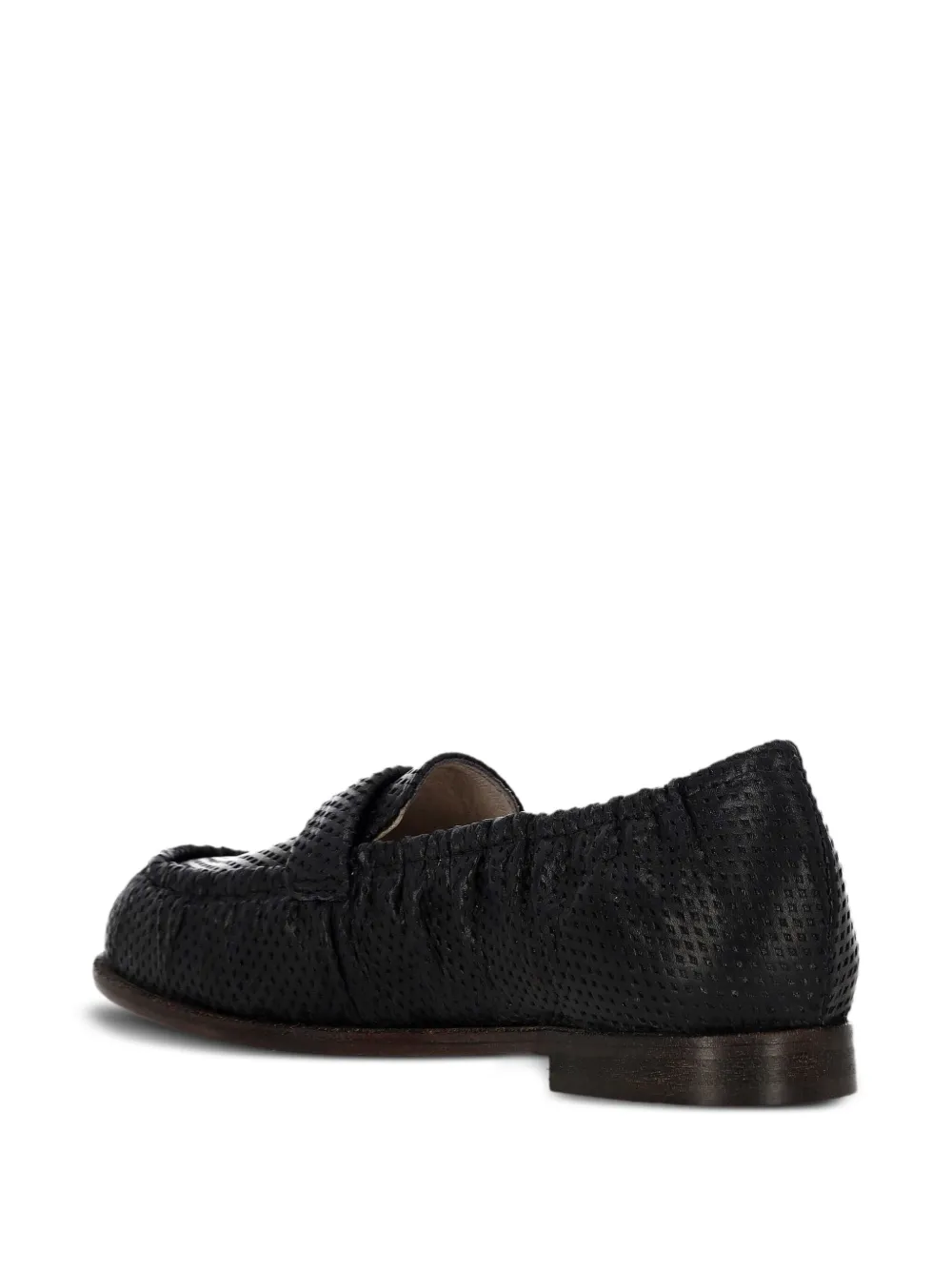 PATRIZIA BONFANTI leather loafers Black
