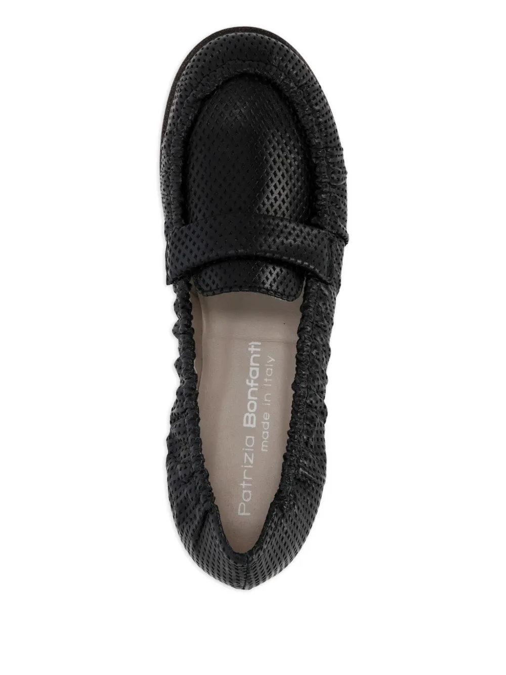 PATRIZIA BONFANTI leather loafers Black