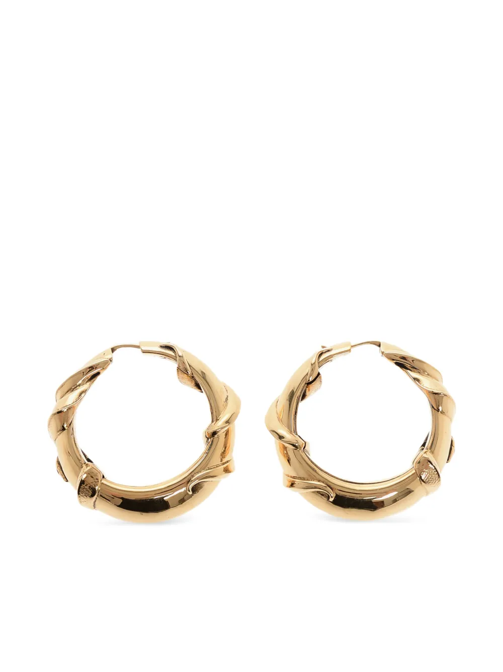 Alexander McQueen aretes Snake | dorado | Image 1