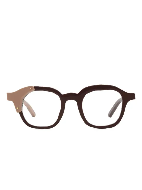 Masahiro Maruyama lentes con armazón geométrica