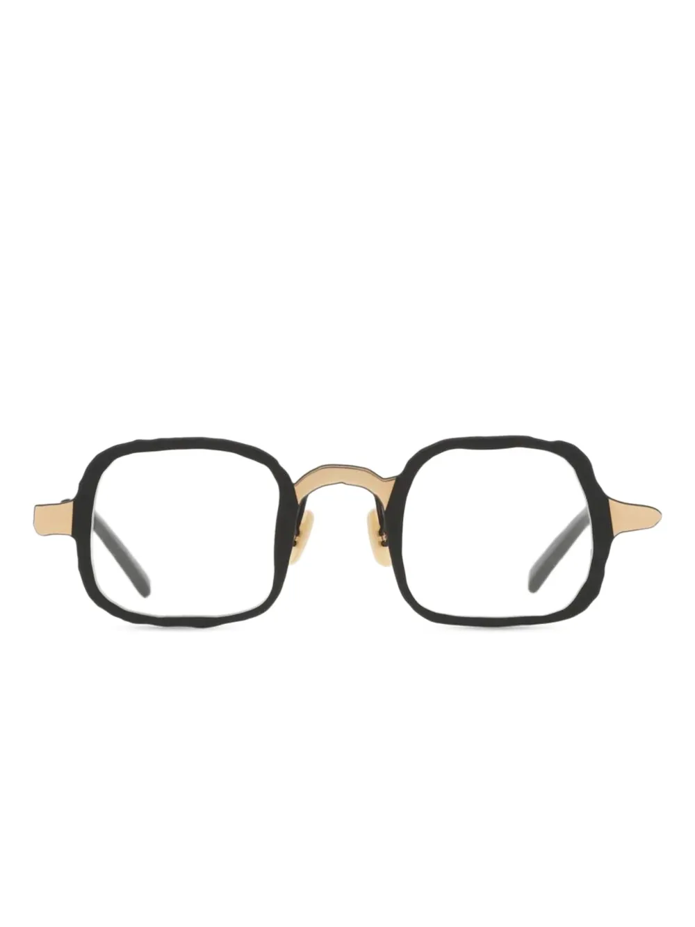 Masahiro Maruyama geometric-frame glasses | Black | Image 1