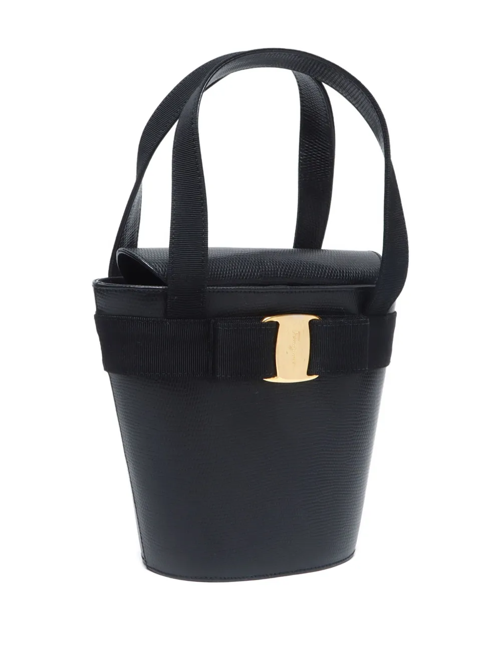 Pre-owned Ferragamo 1990-2010 Vara Ribbon Handbag
