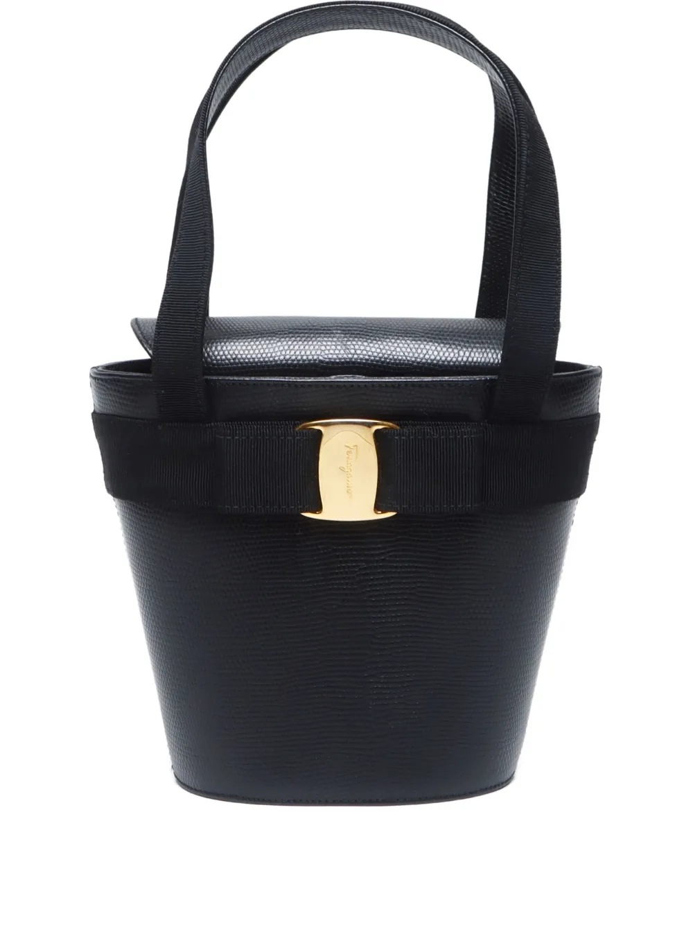 Pre-owned Ferragamo 1990-2010 Vara Ribbon Handbag