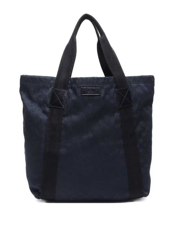 Gucci キャンバス ハンドバッグ 2000-2015 GG Gucci Pre-Owned 2000-2015 GGキャンバス ハンドバッグ | ブラック