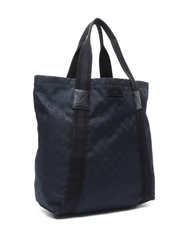 Gucci キャンバス ハンドバッグ 2000-2015 GG Gucci Pre-Owned 2000-2015 GGキャンバス ハンドバッグ | ブラック