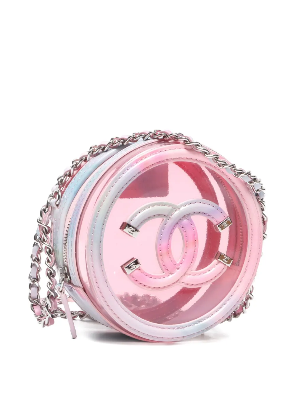 CHANEL Pre-Owned 2020-2021 mini Round Filigree Chain shoulder bag | Pre-Owned | Image 2