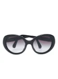 CHANEL Pre-Owned 2010-2020s CC Mark sunglasses - Black