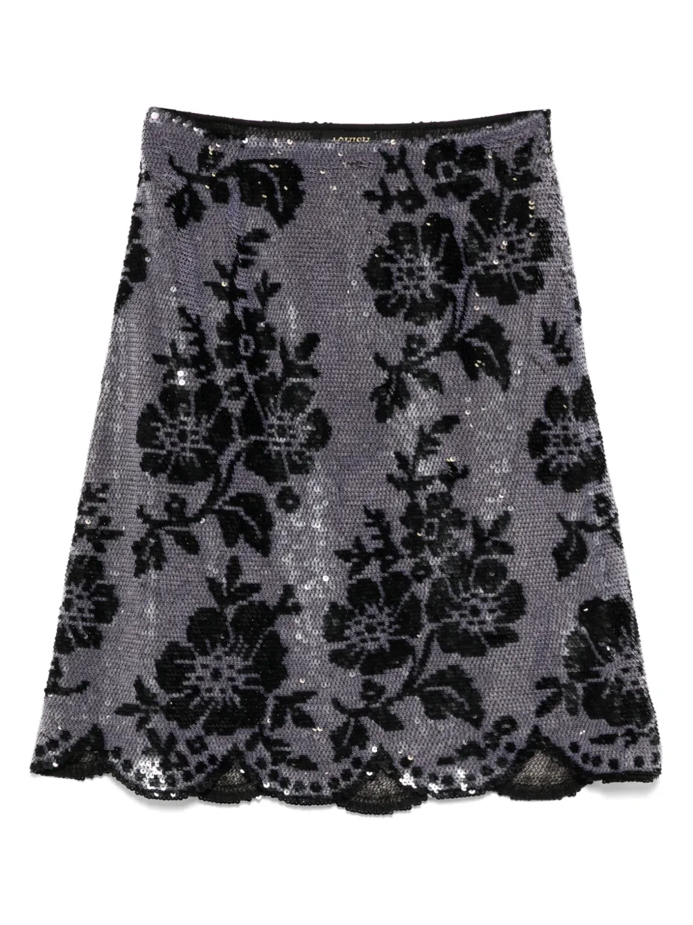 Ashish sequin mesh skirt | Black | Image 1