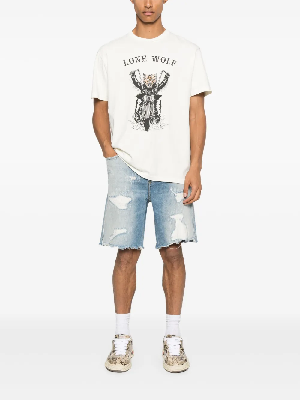 GALLERY DEPT. Lone Wolf T-shirt - Wit