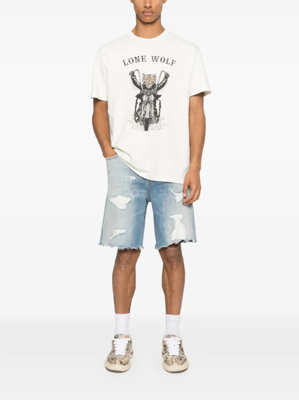 GALLERY DEPT. ★ LONE WOLF Tシャツ GALLERY DEPT. Lone Wolf T-shirt | White | FARFETCH JO