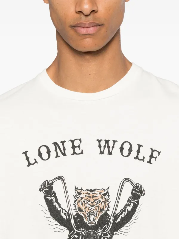 [GALLERY DEPT.] 「Lone Wolf」 Tシャツ GALLERY DEPT. Lone Wolf T-shirt | White | FARFETCH