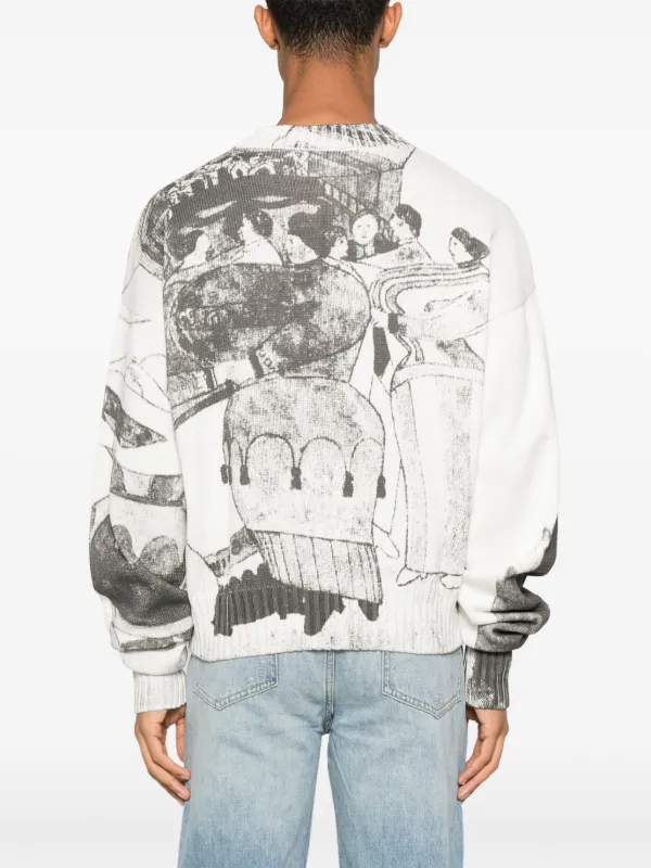 Enfants Riches Déprimés crew-neck Sweater | White | FARFETCH