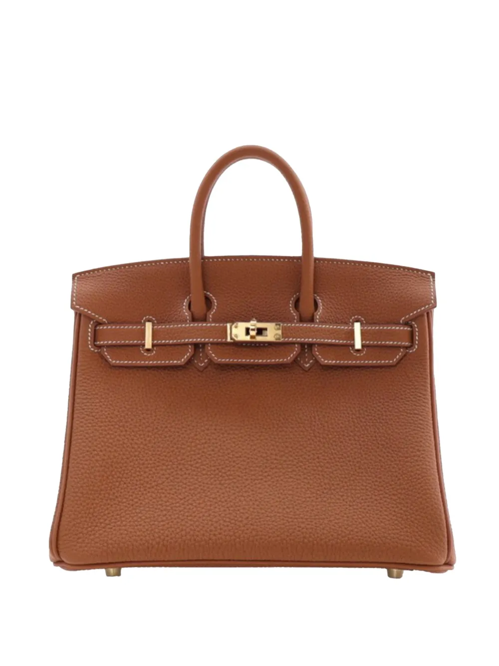 Hermès Pre-Owned 2023 トゴ バーキン ルトゥルネ 25 ハンドバッグ - ブラウン Hermès Pre-Owned 2023 トゴ バーキン ルトゥルネ 25 ハンドバッグ - ブラウン