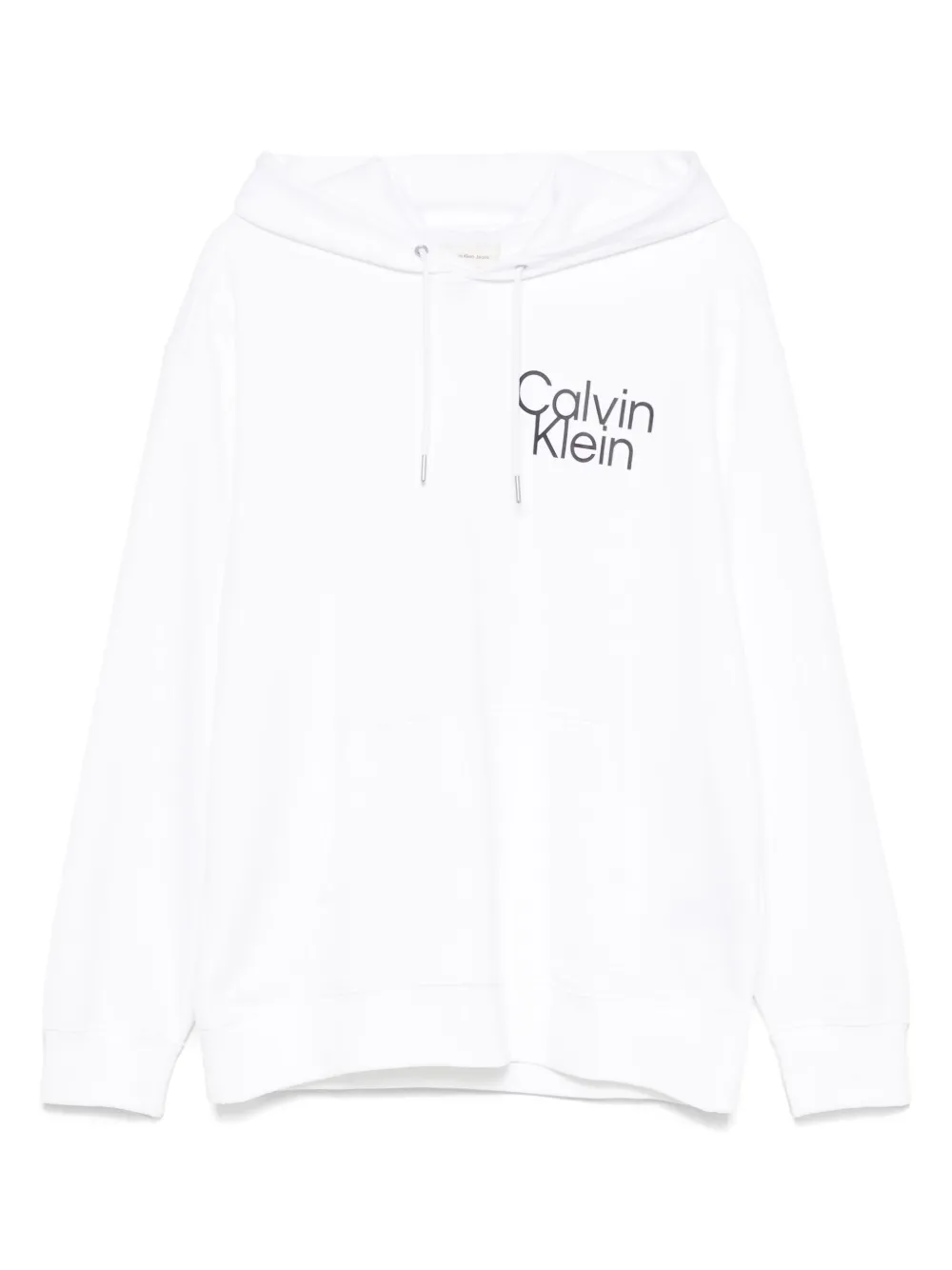 Calvin Klein Jeans logo-print hoodie | White | Image 1