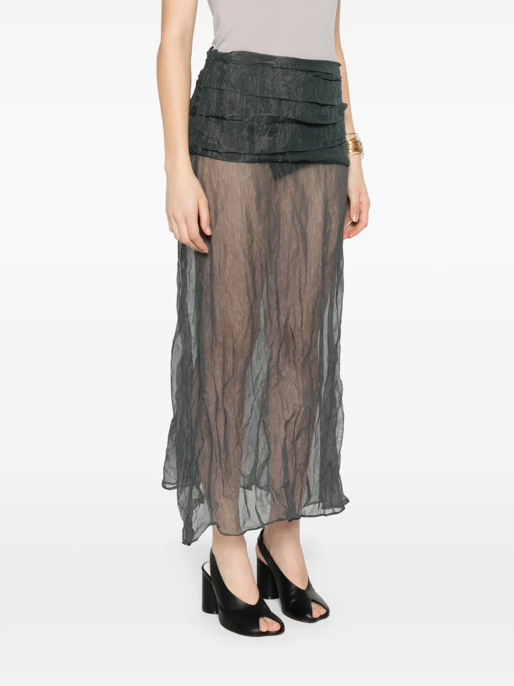 Paloma Wool Gedrapeerde rok - Grijs
