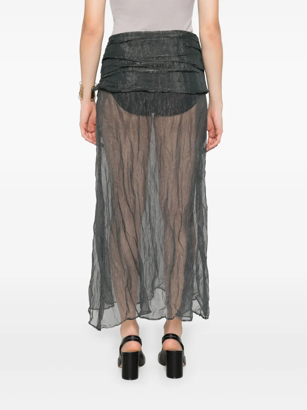 PALOMA WOOL DRAPED SKIRT 