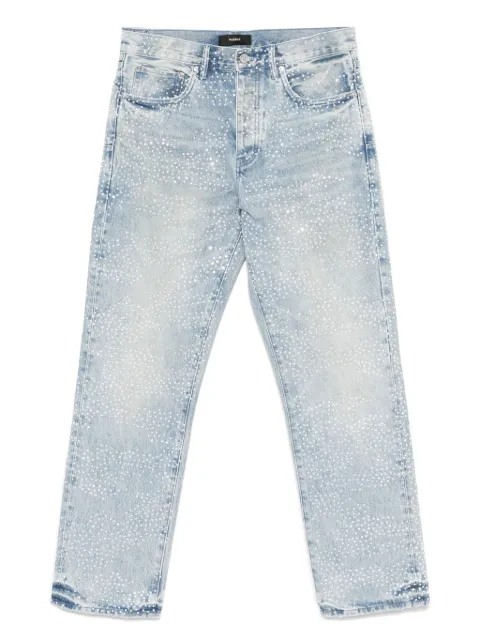 Purple Brand rhinestone-embellished jeans 
