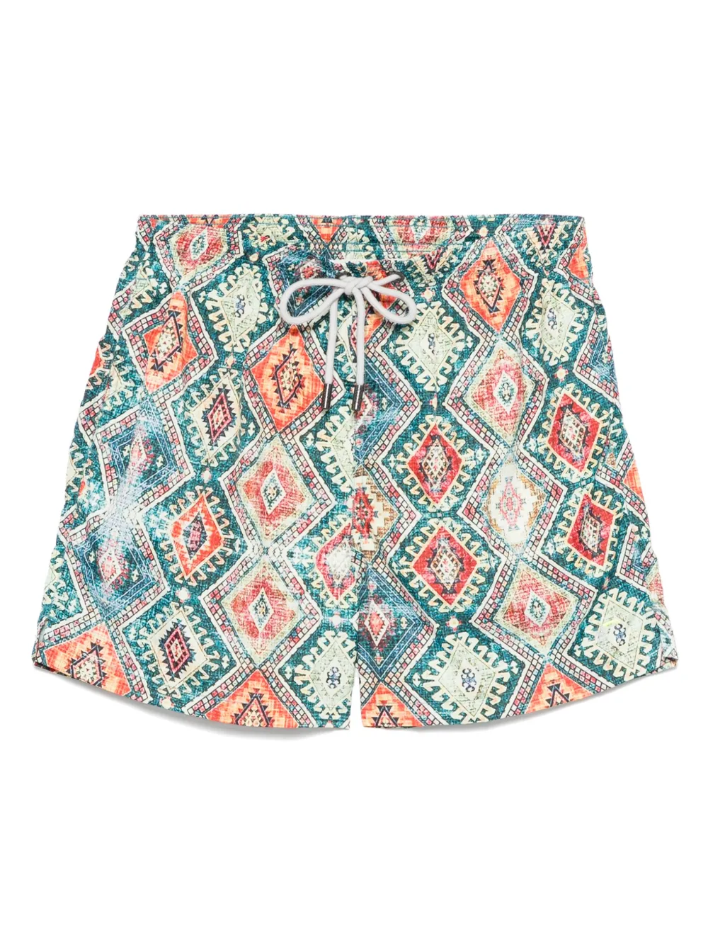 TOOCO graphic-print swim shorts | Green | Image 1