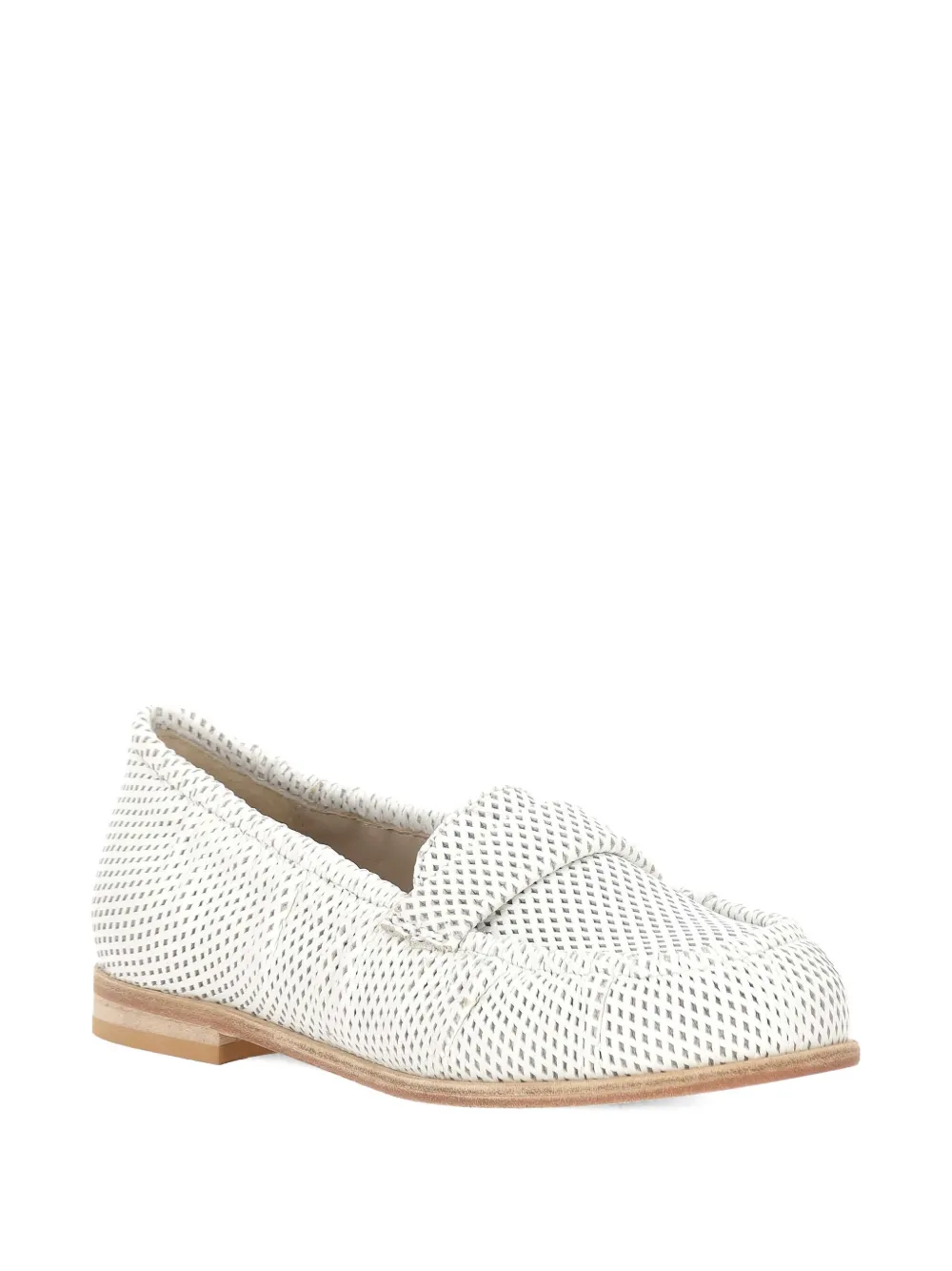PATRIZIA BONFANTI leather loafers - Wit
