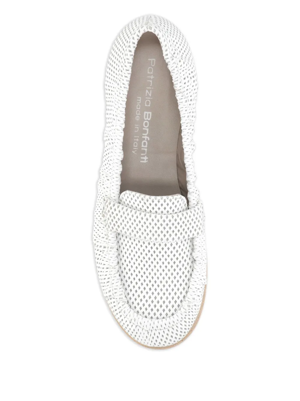 PATRIZIA BONFANTI leather loafers White