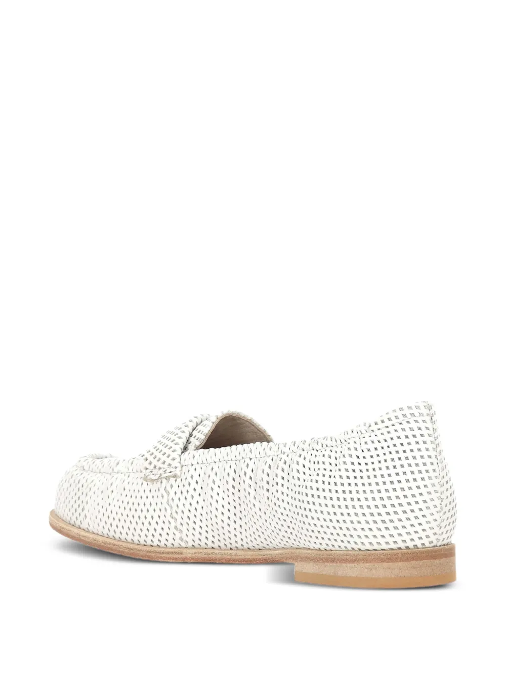 PATRIZIA BONFANTI leather loafers White