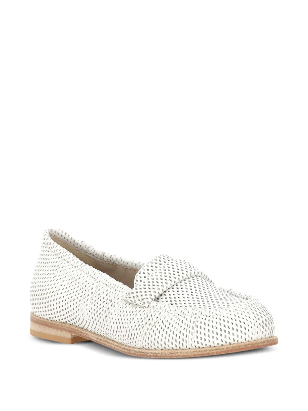 PATRIZIA BONFANTI leather loafers White