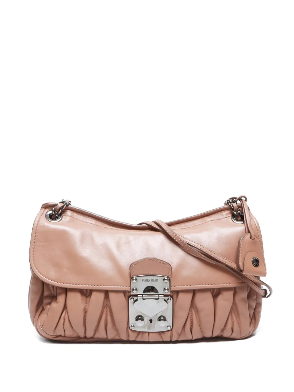 Miu Miu Pre-Owned 2011 matelassé shoulder bag | Neutrals | Image 1
