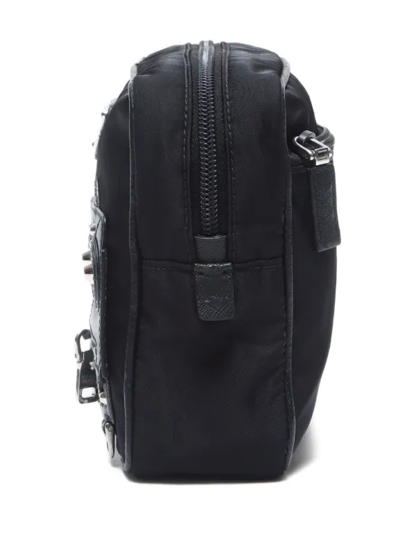 Prada Pre-Owned 2010s ロボットモチーフ クラッチバッグ