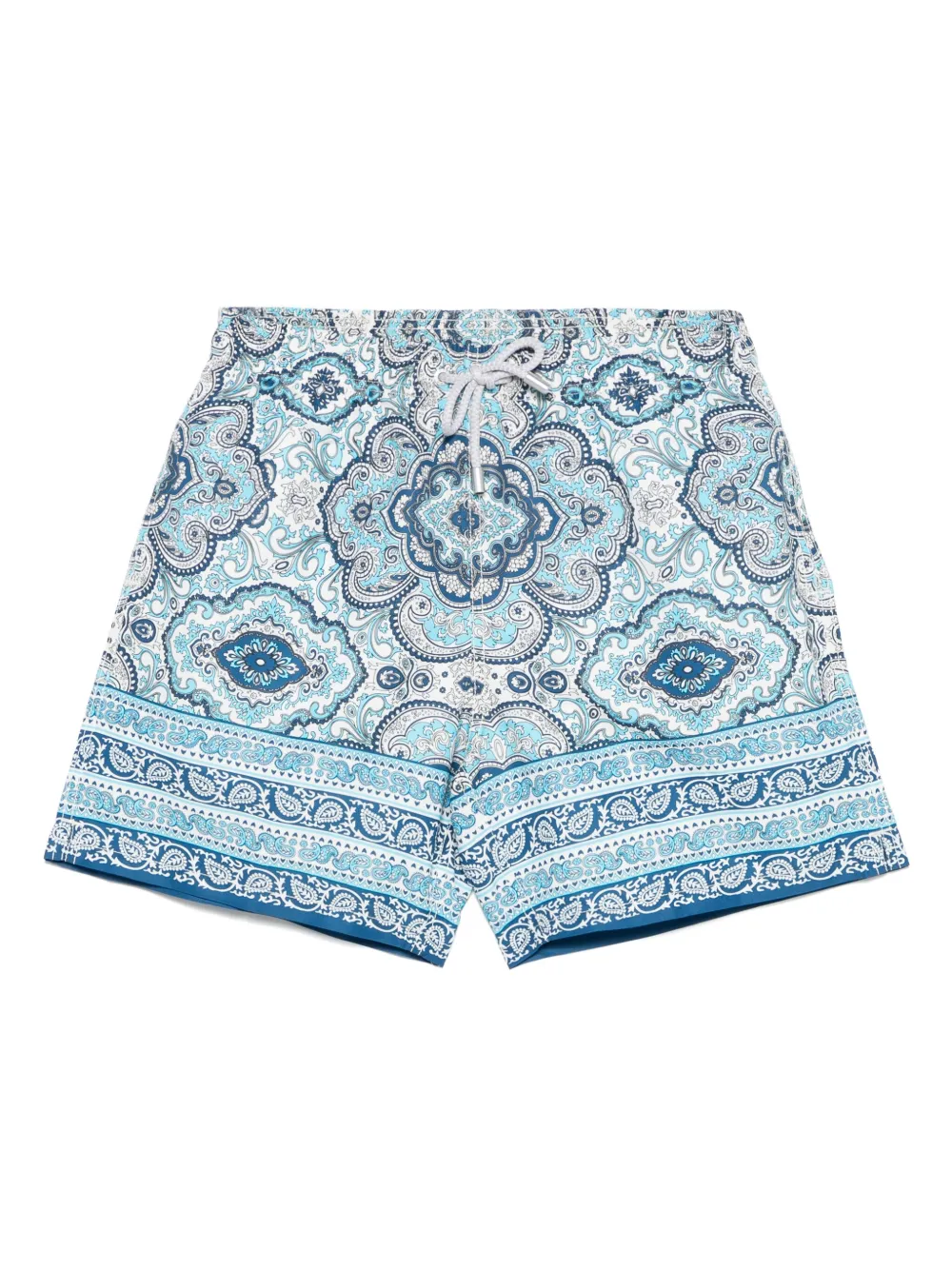 MC2 Saint Barth shorts de playa con estampado de cachemira | azul | Image 1