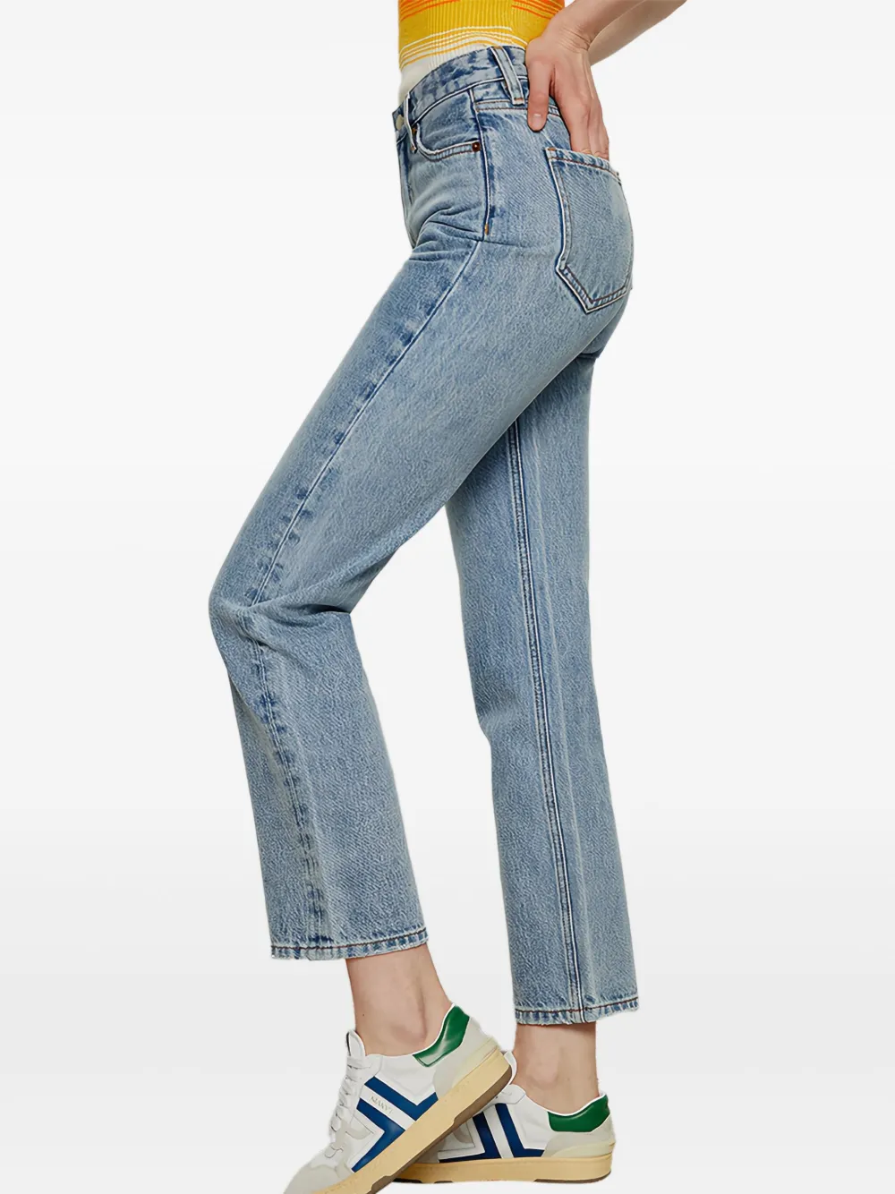Shop Hey Joanie Logo-patch Jeans