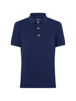 Prada Knitted Polo Shirt | Blue | FARFETCH