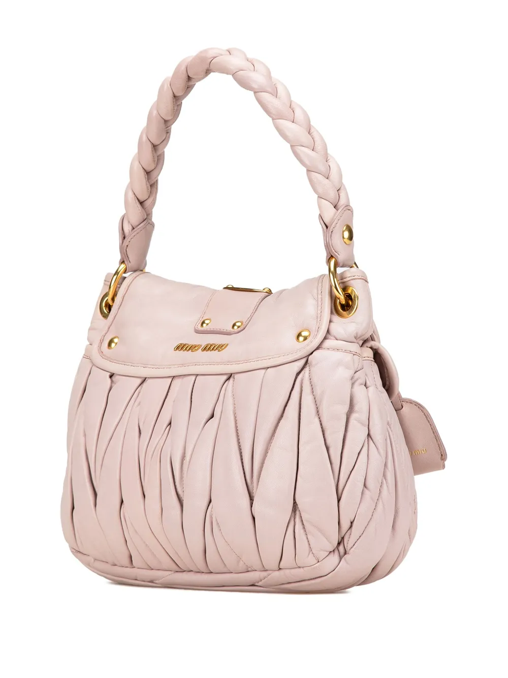 Miu Miu Pre-Owned 2000-2010 Matelasse Nappa Coffer satchel | Estilos de archivo | Image 2