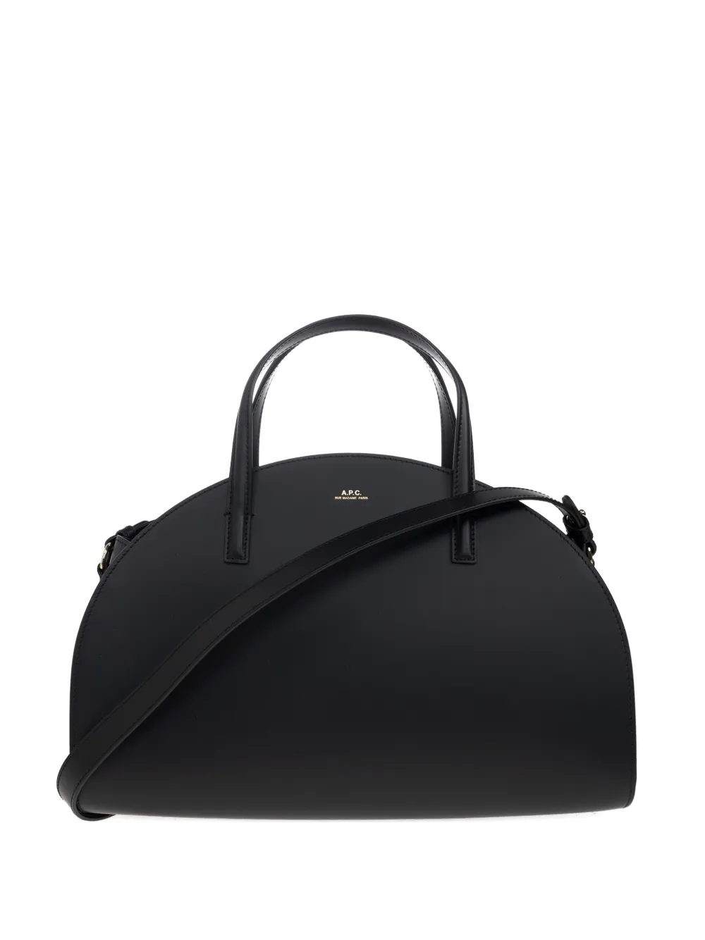 A.P.C. Demi Lune structured tote bag | Black | Image 1