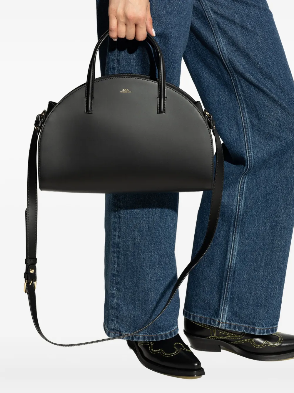 A.P.C. Demi Lune structured tote bag | Image 2