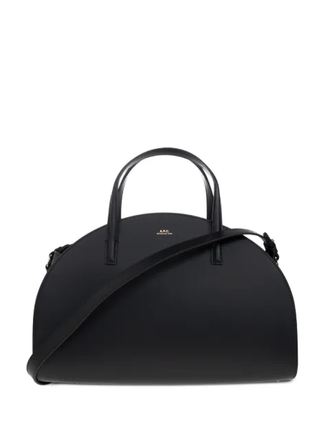 A.P.C. bolsa de hombro Dome estructurada