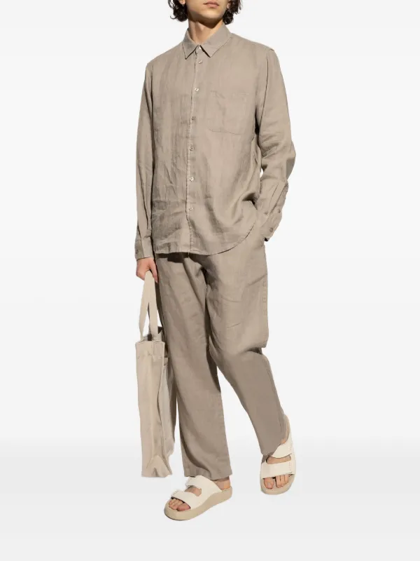 SAMSOE SAMSOE Liam Shirt | Neutrals | FARFETCH ZA