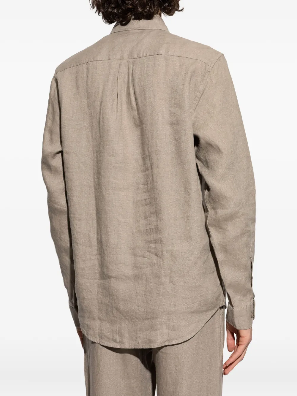 SAMSOE Liam overhemd Beige