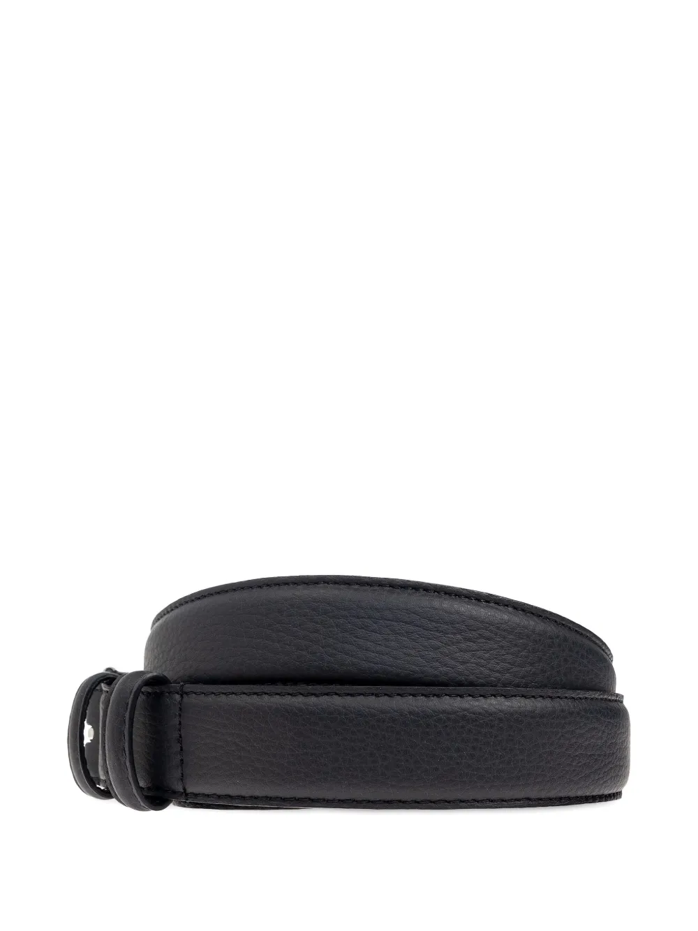 A.P.C. leather belt - Zwart