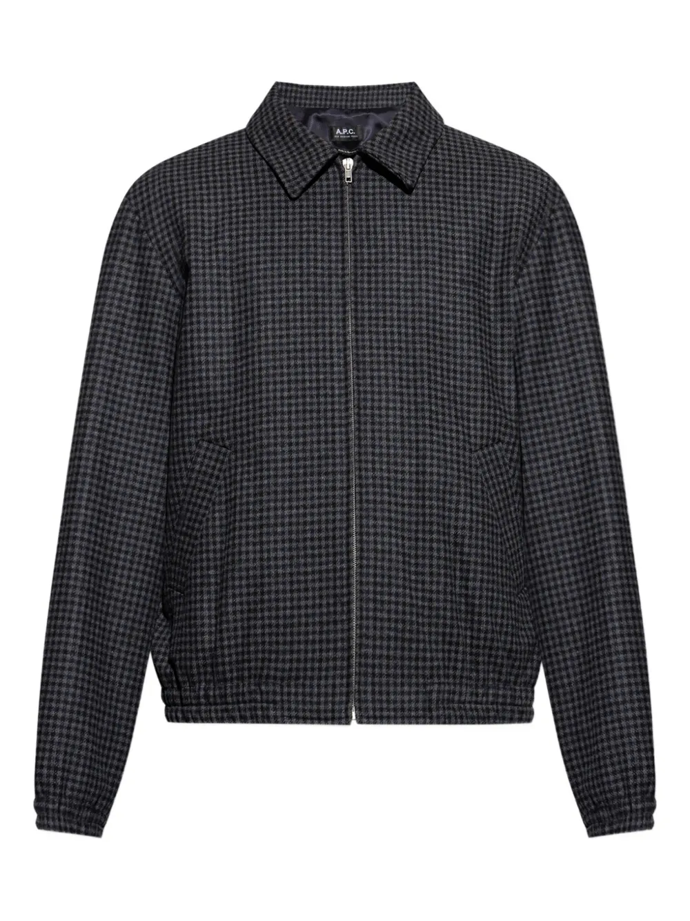 A.P.C. checked jacket | Black | Image 1