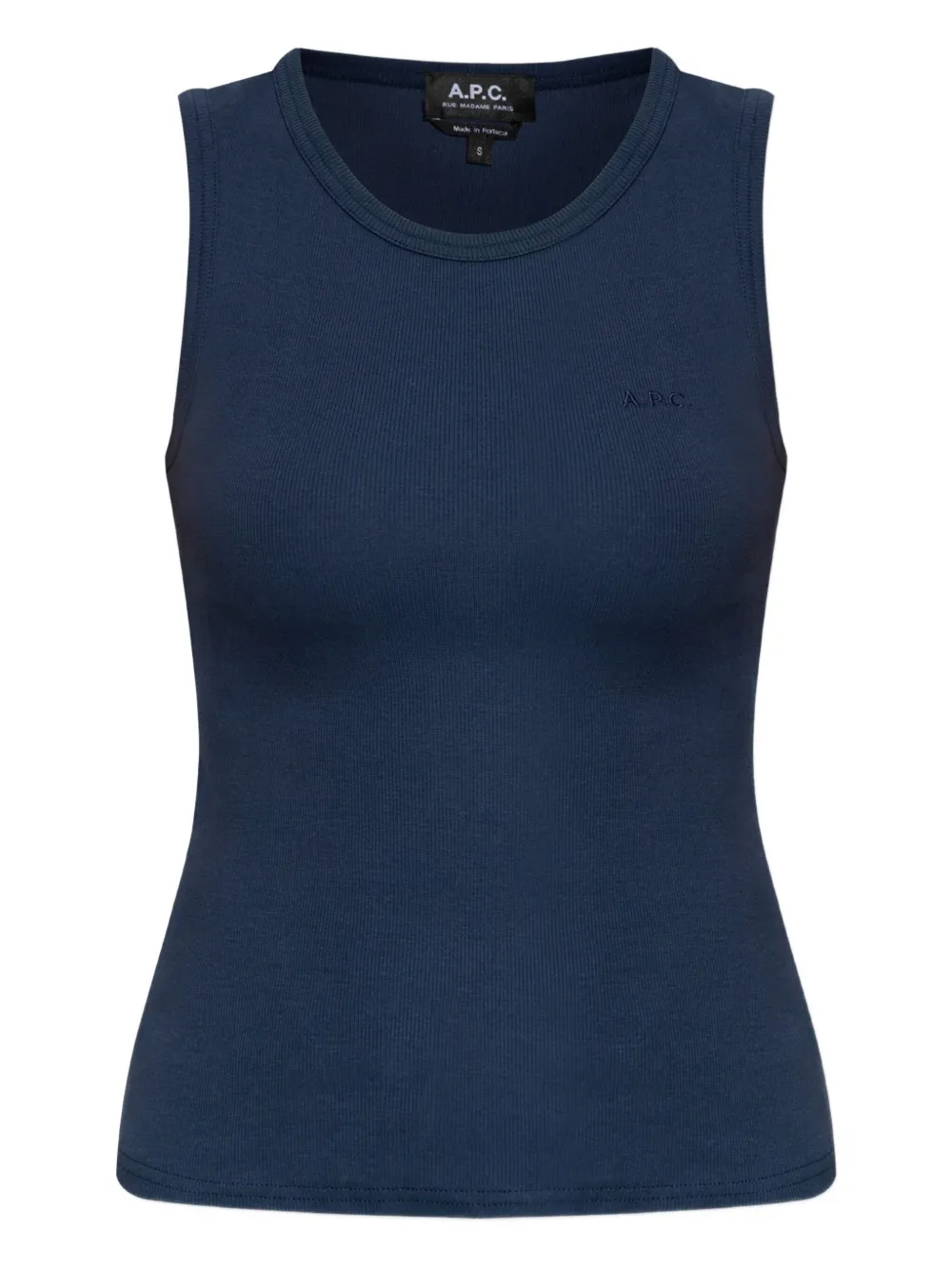 A.P.C. Canotta in cotone biologico | blu | Image 1