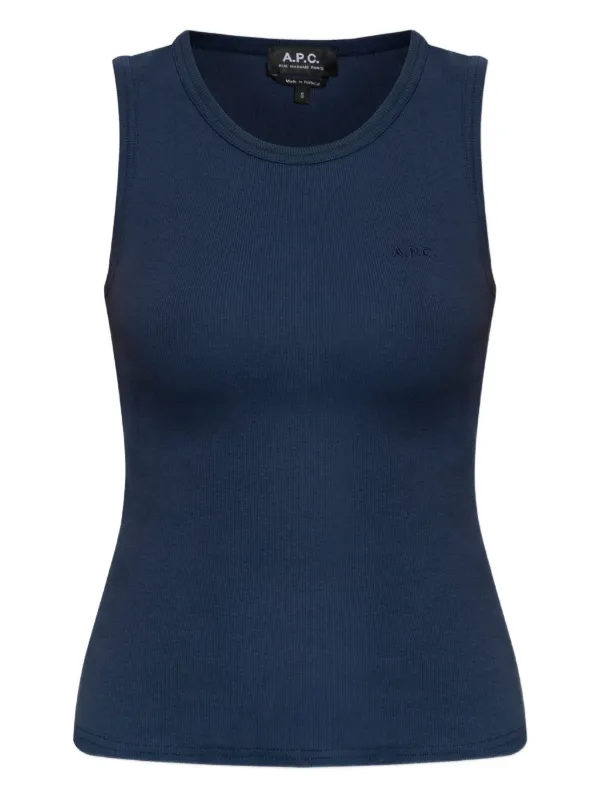 A.P.C タンクトップ A.P.C. タンクトップ | ブルー | FARFETCH JP